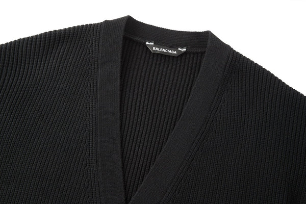 Balenciaga 25 Cardigan Black Wool 0005