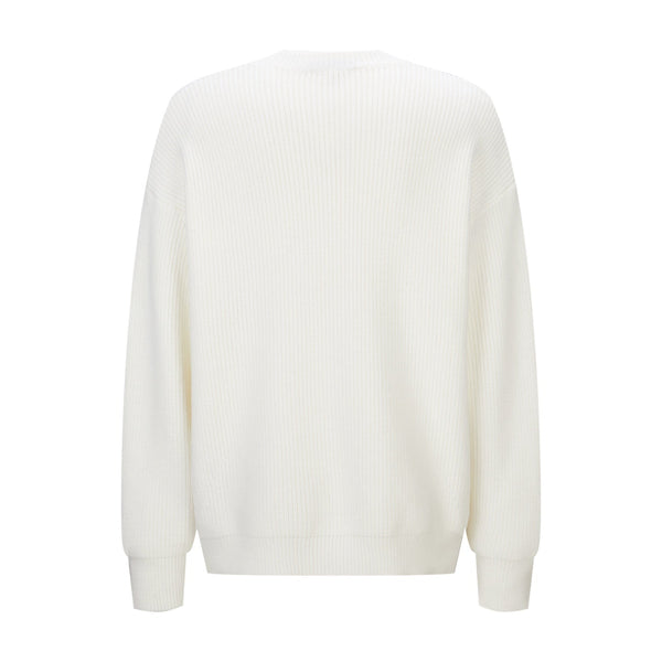 Balenciaga 25 Sweater White Wool 0011
