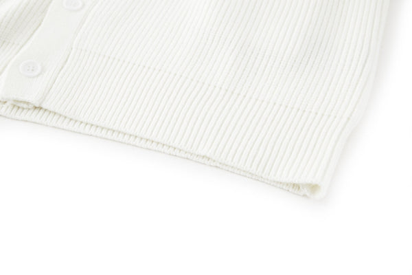 Balenciaga 25 Cardigan White Wool 0014