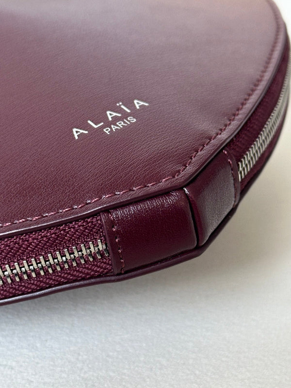 LE COEUR BAG 21 IN BURGUNDY RED CALFSKIN