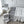 NEO MONOGRAM BLANKET IN WHITE MIX LIGHT GRAY MILK VELVET 273950