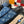 MIAMI MULE IN DENIM BLUE MONOGRAM JACQUARD