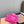 Miu slippers Pink With Light Brown Lettering Pure Wool