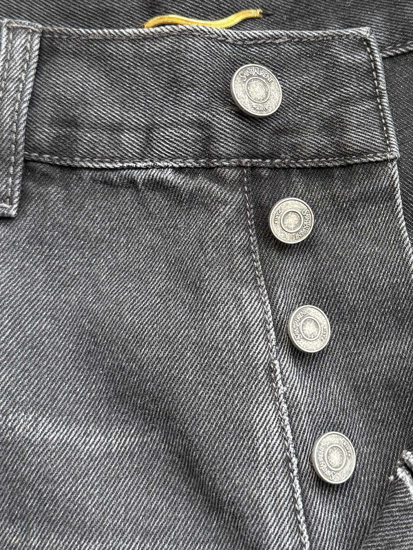 YSL Denim Short Black Cotton