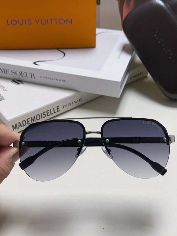 OCCHIALI DA SOLE PILOT 582590 IN METALLO ARGENTO LENTI FUMO GRIGIO