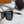 MASCOT PILOT SQUARE SUNGLASS 581378 IN BLACK ACETATE GOLD METAL