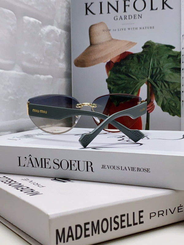 LUNETTES DE SOLEIL LOGO 513012 EN ACÉTATE BLEU