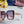 RUNWAY SQUARE SUNGLASSES 563198 IN TAN ROSE ACETATE