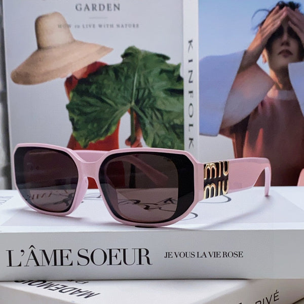 LUNETTES DE SOLEIL GLIMPSE 576817 EN ACÉTATE ROSE