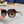 SQUARE SUNGLASSES 573319 IN BEIGE ACETATE BROWN SMOKE LENS