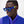 RECTANGLE SUNGLASSES 575847 IN BLUE MIX MULTICOLOR ACETATE