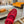 Romy Flat Ballerina Red Perforated Patent Calf Leather 241232