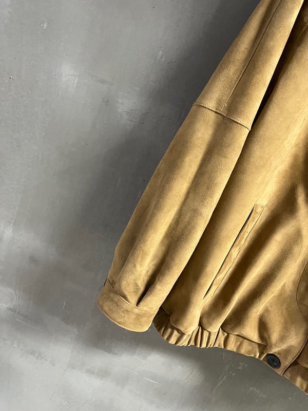 Miu Miu 2025 Jacket Camel Sheepskin Suede