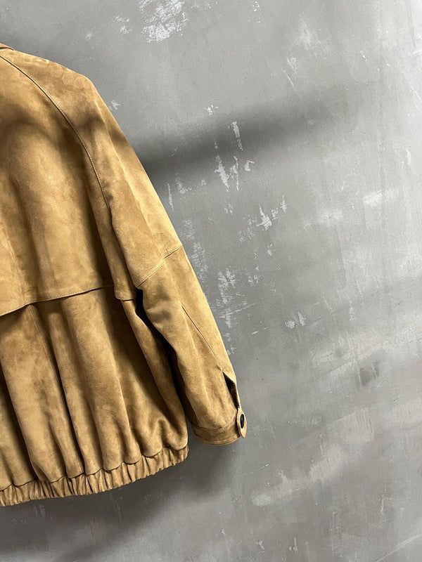 Miu Miu 2025 Jacket Camel Sheepskin Suede
