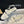 CC 26s Bow Block Flat Sandals White Leather 964833