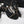 CC 26s Heart CC T-Strap Sandals Black Quilted Leather 964932