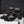 CC 26s Heart CC T-Strap Sandals Black Quilted Leather 964932