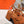HM Jam 70 sandal In Brown Orange Suede 120311