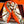 HM 25s Scarf 140cm Orange Beige Cashmere Silk 965623