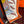 HM 25s Major Scarf 90cm Orange Colorful Cashmere 972934