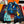 HM Nouvelle Écharpe Design 200CM Bleu Noir Cachemire 976448