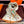 HM 26s Écharpe double face 185cm Crème Orange Vert Cachemire 153122