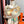 HM 26s Écharpe double face 185cm Crème Orange Vert Cachemire 153122