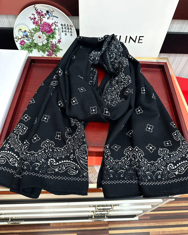 CL Scarf 65x185cm Black Cashmere 286305