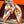 HM Tous en Selle Scarf 90x90cm Orange Colorful Twill Silk 304662