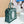 CD Dioramour Book Tote Teal Green Dior Oblique Embroidery with White Lace