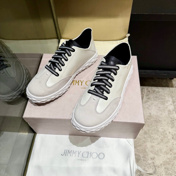 Jimmy Diamond Light Flex Sneaker Cream Grey Suede Leather 715043
