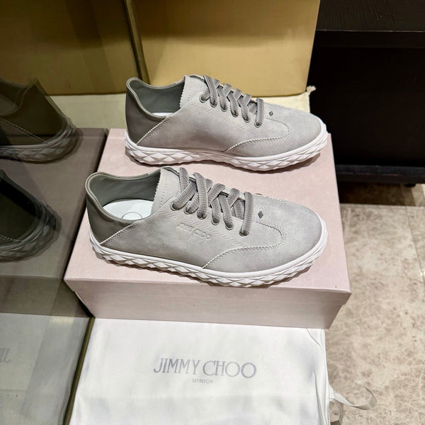 Baskets Jimmy Diamond Light Flex en daim gris 715042