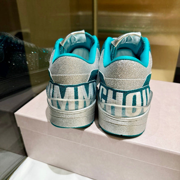 Jimmy Florent Sneaker Teal Green Grey Glitter 715038