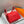 HM LINDY 30 BAG RED TAURILLON CLEMENCE LEATHER