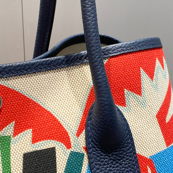 HM Garden Party 36 Multicolor Canvas e Pelle di Vitello Negonda 243410