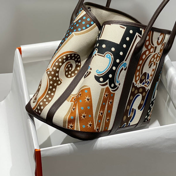 HM Garden Party 36 Multicolor Canvas e Pelle di vitello Negonda 243408