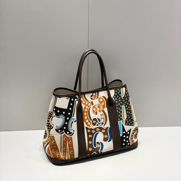 HM Garden Party 36 Multicolor Canvas e Pelle di vitello Negonda 243408