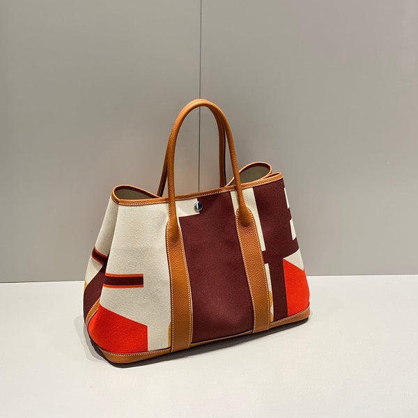 HM Garden Party 36 Multicolor Canvas e Pelle di Vitello Negonda 243400