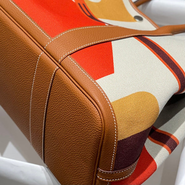 HM Garden Party 36 Multicolor Canvas e Pelle di Vitello Negonda 243400