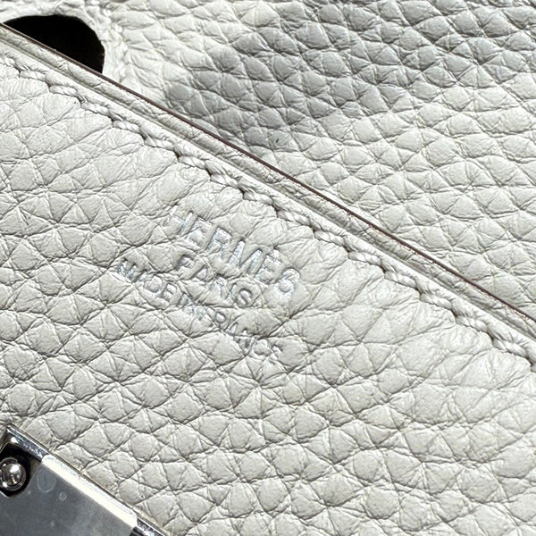 HM Birkin 35cm Pearl Grey Togo Leather Silver Hardware