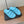 dad sandals cloud blue triple strap lambskin mules