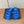dad sandals blue triple strap lambskin mules