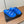 dad sandals blue triple strap lambskin mules