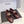 CC 26s Round Toe Mary Jane Shoes Burgundy Lambskin 937757