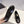 CC 26s Round Toe Mary Jane Shoes Black Lambskin 937758