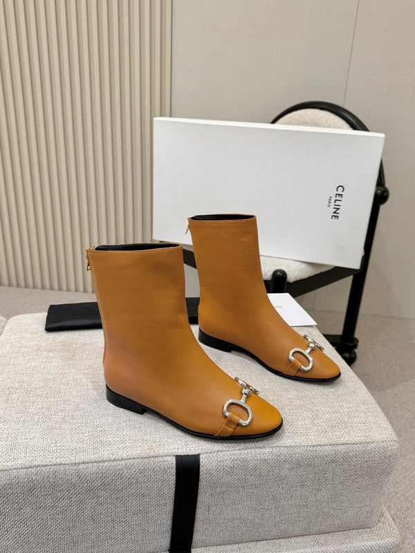 CE Claude Ankle Boots 3cm Leather 168197