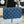 MINI FLAP BAG 20 IN CLASSIC BLUE DENIM GOLD HARDWARE