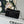 24c mini flap bag 20cm with top handle black patent calfskin