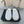 CC White Suede Gold Chain Mules
