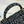 MINI FLAP BAG 20 ATTACHED SAQUINS IN BLACK MIX WHITE TWEED GOLD HARDWARE